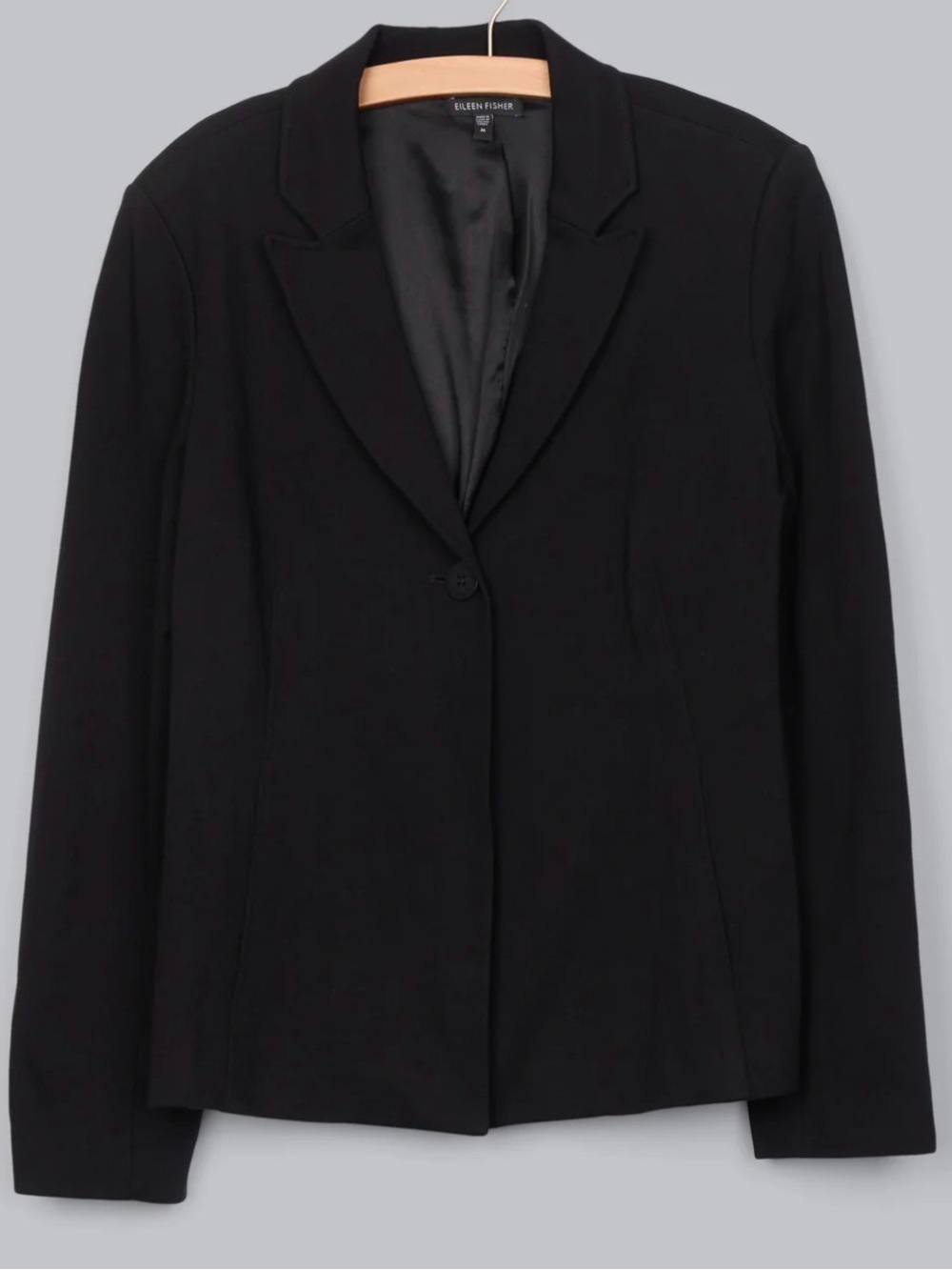 Eileen Fisher Viscose Stretch Ponte Jacket